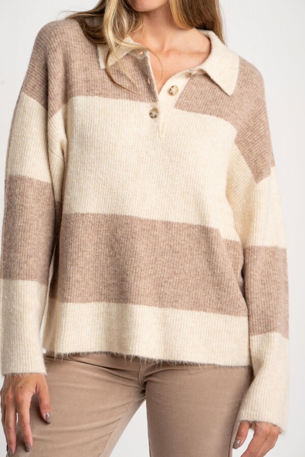 Sweater Polo Mocha