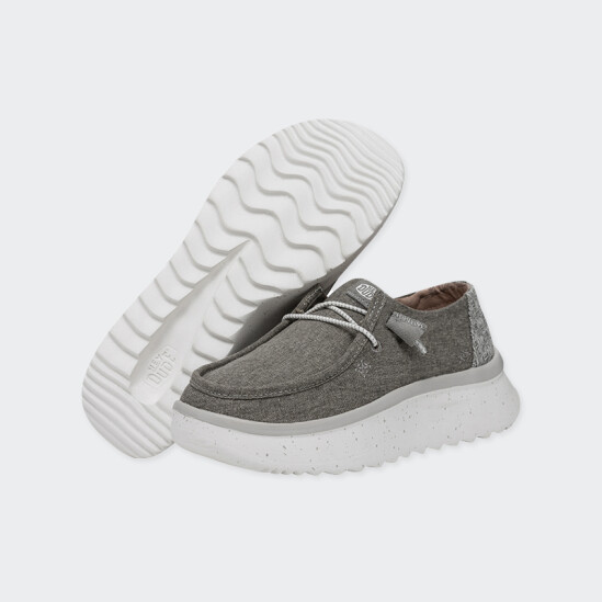 Calzado Hey Dude Wendy Peak Chambray Gris