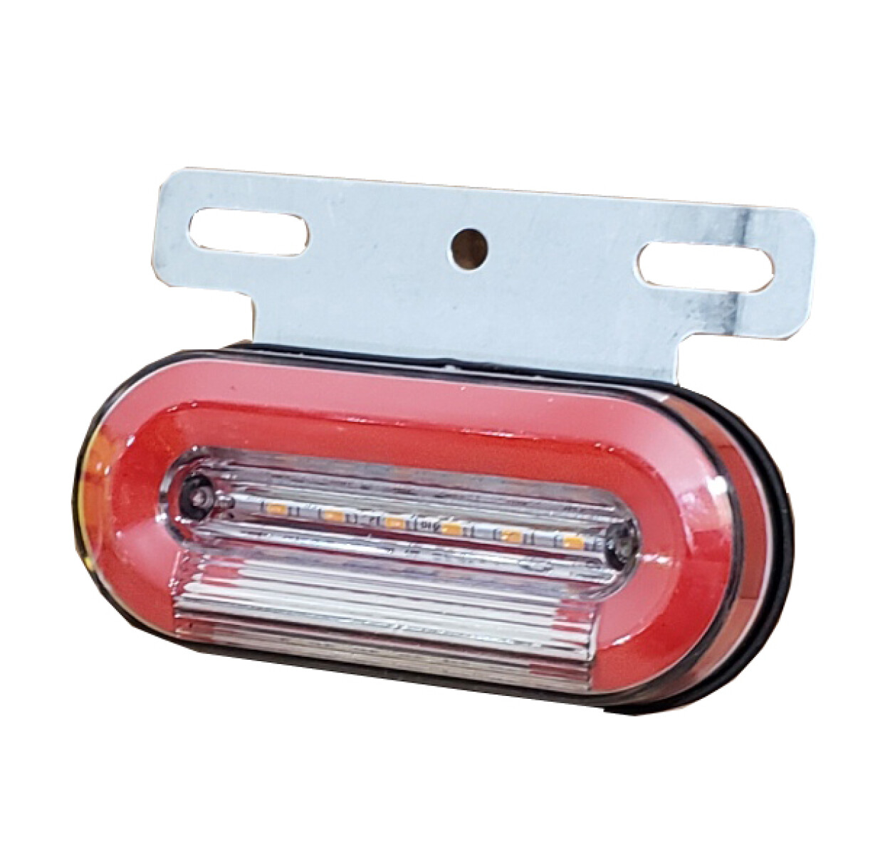 FAROL - FARO LED LATERAL OVALADO 12V 100X40MM ROJO - 