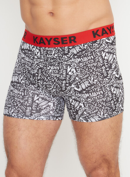 BOXER ALG.LYC. LARGO ROJO