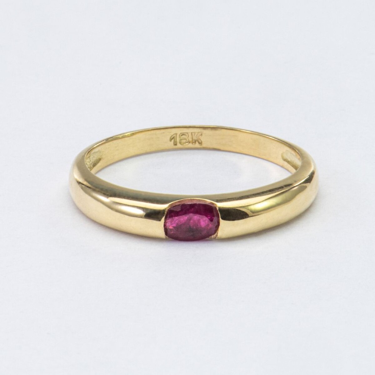 Anillo Cartier Rubi - Oro 18k 