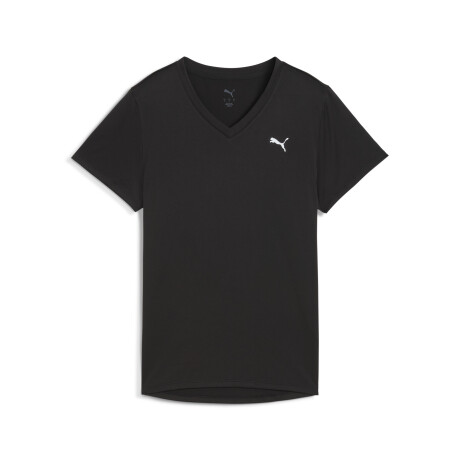 W TAD Ess.V Neck Tee 52589001 Negro