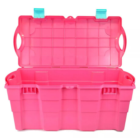 Baúl con Tapa Bisagra Wenco 100 Litros Rosa