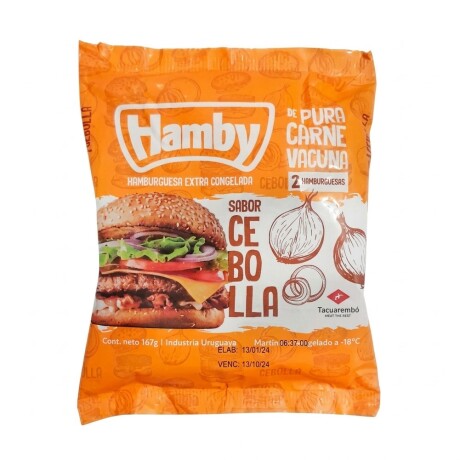 Hamburguesa Hamby Cebolla X 2 Unid. Hamburguesa Hamby Cebolla X 2 Unid.