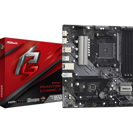 Mother Asrock B550M Phantom Gaming 4 AM4 001