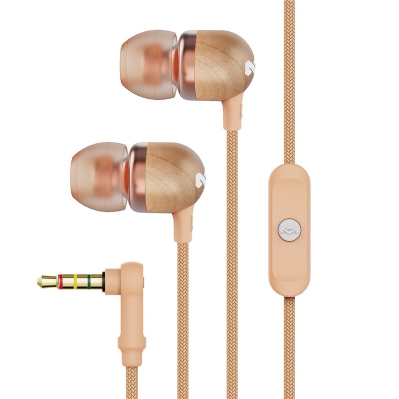 Auriculares House of Marley SMILE JAMAICA (mini jack) - Copper Auriculares House of Marley SMILE JAMAICA (mini jack) - Copper