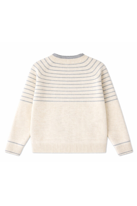 Campera Tejida Ulmus Crema