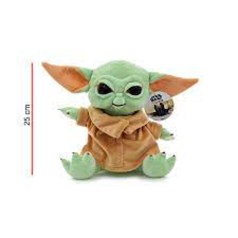 PELUCHE STAR WARS BABY YODA 25CM - PELUCHE STAR WARS BABY YODA 25CM -