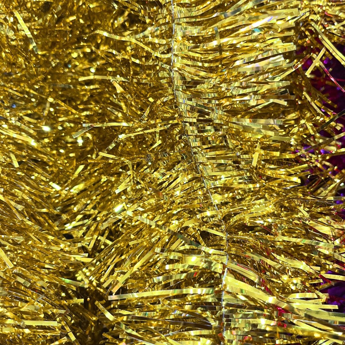 Guirnalda/Boa Navideña Fina - Dorado 