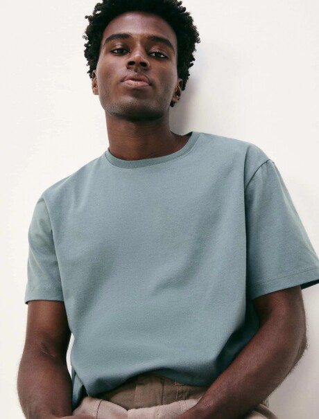 CAMISETA BÁSICA SUPER COTTON VERDE