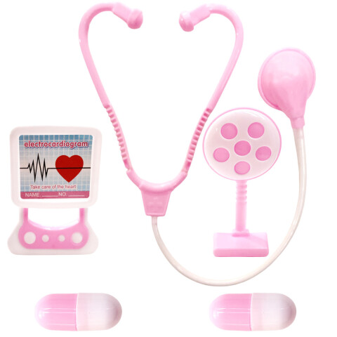 OUTLET Set Doctor con accesorios rosado Outlet Set Doctor Con Accesorios Rosado