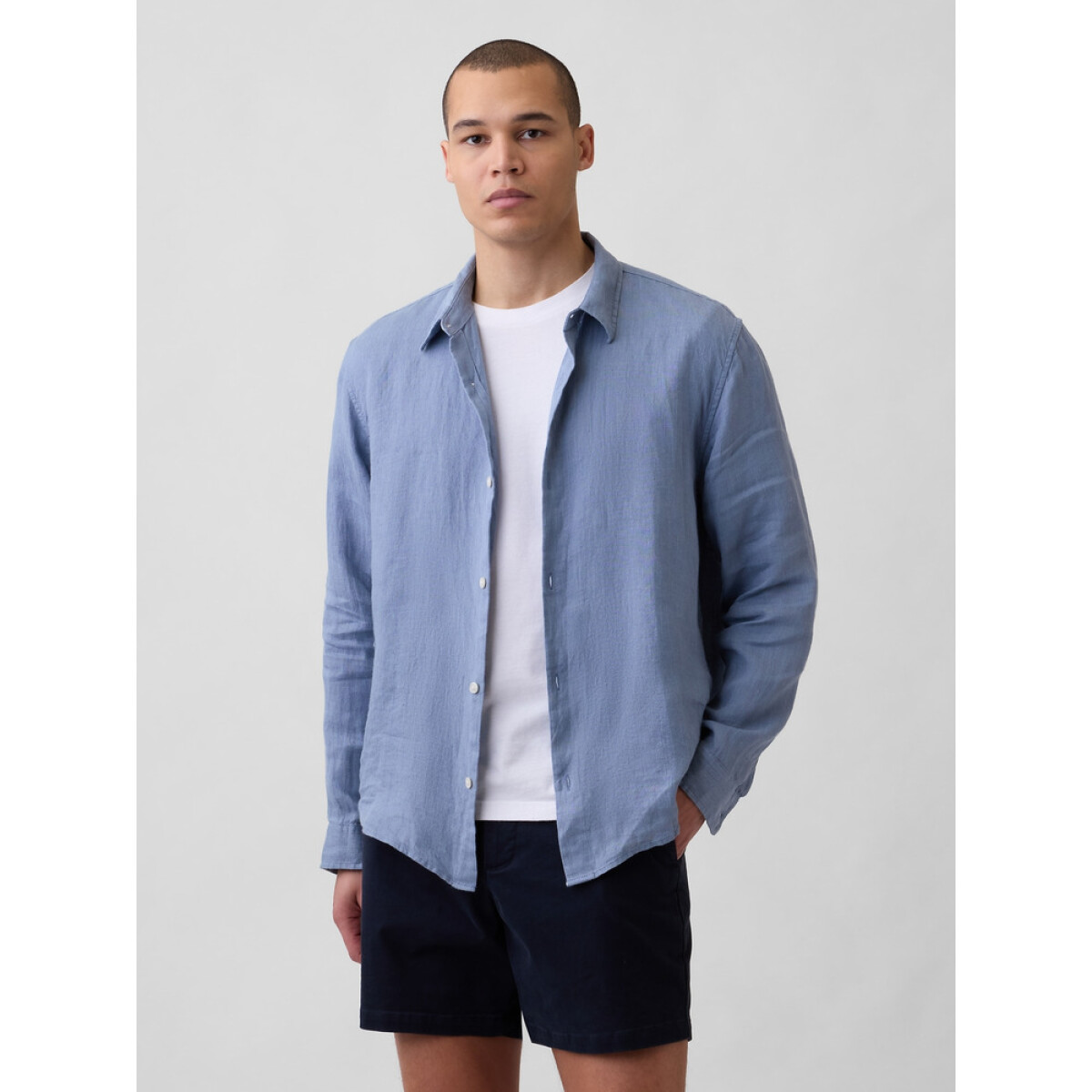 LS LINEN - JASPER BLUE 