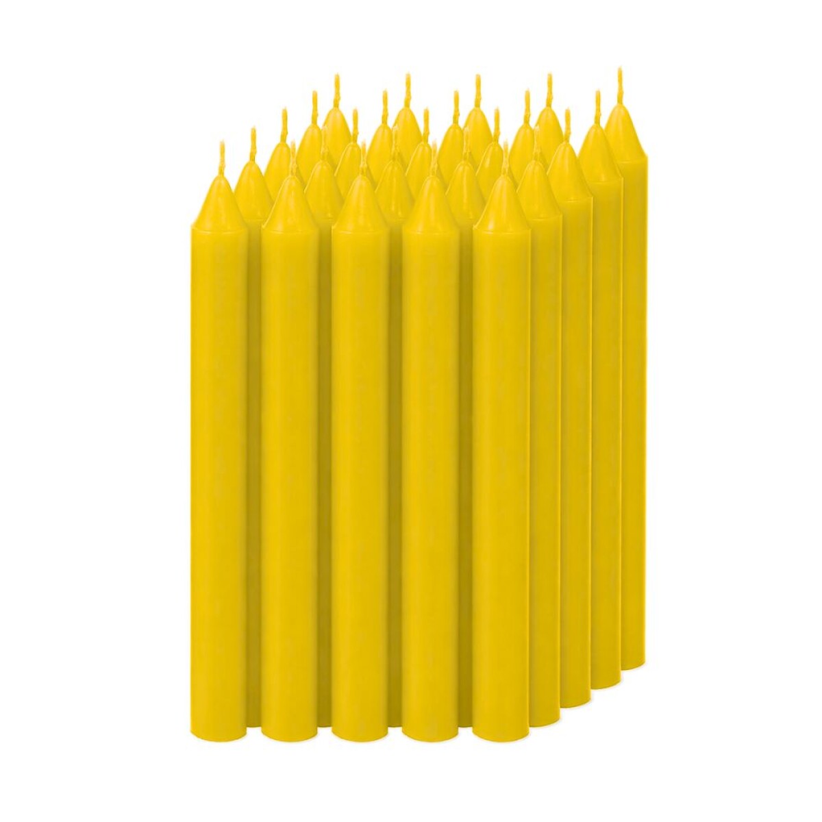 VELAS SUPER LISA X25 - Amarillo 