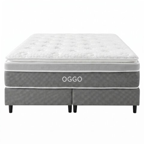 SOMMIER QUEEN PREMIUM AUSTIN - Espuma Viscoelástica y Resortes LFK Ortopédico 158 x 198 x 38 cm - 5 Años de Garantía SOMMIER QUEEN PREMIUM AUSTIN - Espuma Viscoelástica y Resortes LFK Ortopédico 158 x 198 x 38 cm - 5 Años de Garantía