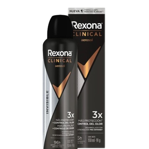 Rexona Clinical invisible antitranspirante Aerosol Invisible