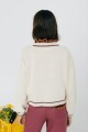 CARDIGAN TERRO LIMA Crudo
