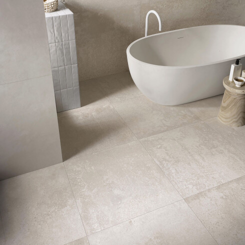 PORCELANATO OXIDO 80X80 MATE BLANCO RECTIFICADO CEMENTO GAMAS DE BLANCO
