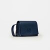 Mini bag Hana en cuero graneado Marine Blue