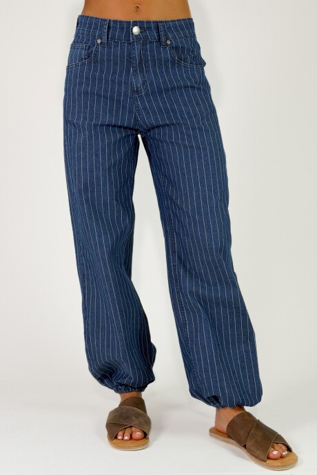 PANTALON TRINDADE RAYADO Azul