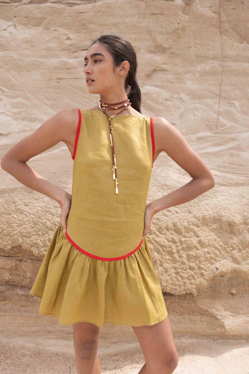 VESTIDO PULPA Pistacho