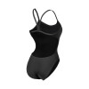 Malla de Entenamiento para Natación Mujer Arena Women's Team Swimsuit Challenge Solid Negro-Dorado