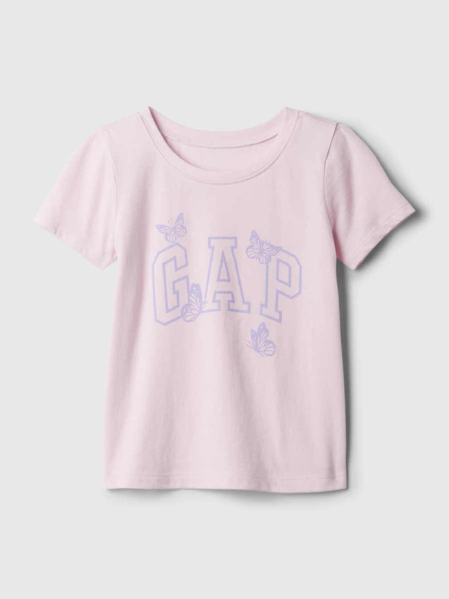 Remera Logo Gap Toddler Niña - Light Peony 