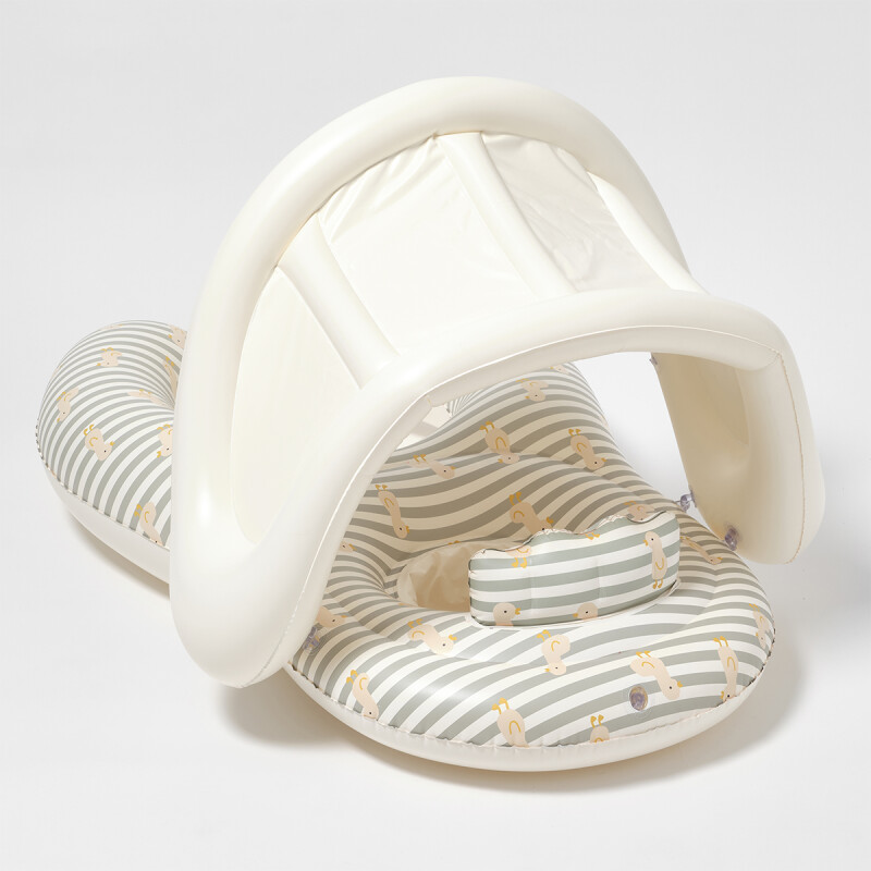 S51FB Inflable De Piscina Para Bebés Y Adultos Sunnylife - Duck Sage Stripe