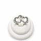 Anillo doble corazon entrelazado Anillo doble corazon entrelazado