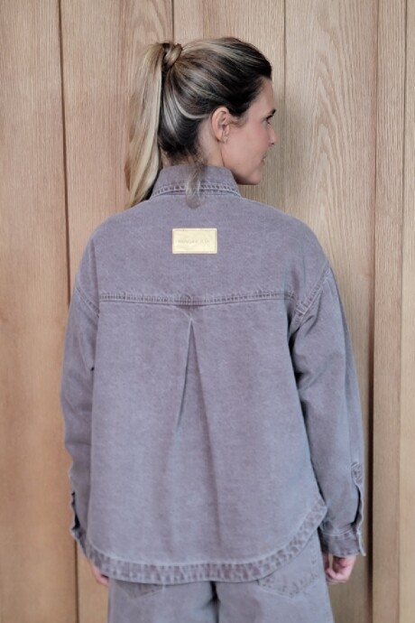 Sobrecamisa Josefina Denim Tostado