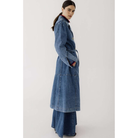 Trench Perfection Jean Azul Claro