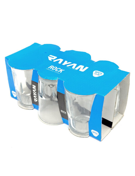 SET x6 VASO 235ML ROCK SET x6 VASO 235ML ROCK