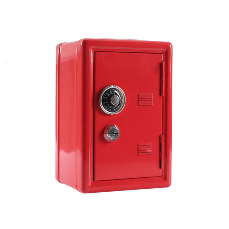 Alcancía Caja fuerte Retro Roja