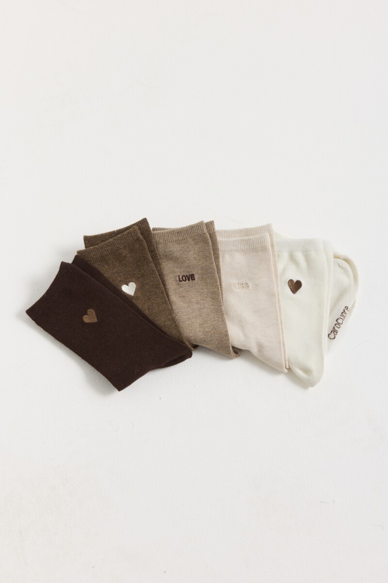 PACK X5 MEDIA PURE Multicolor