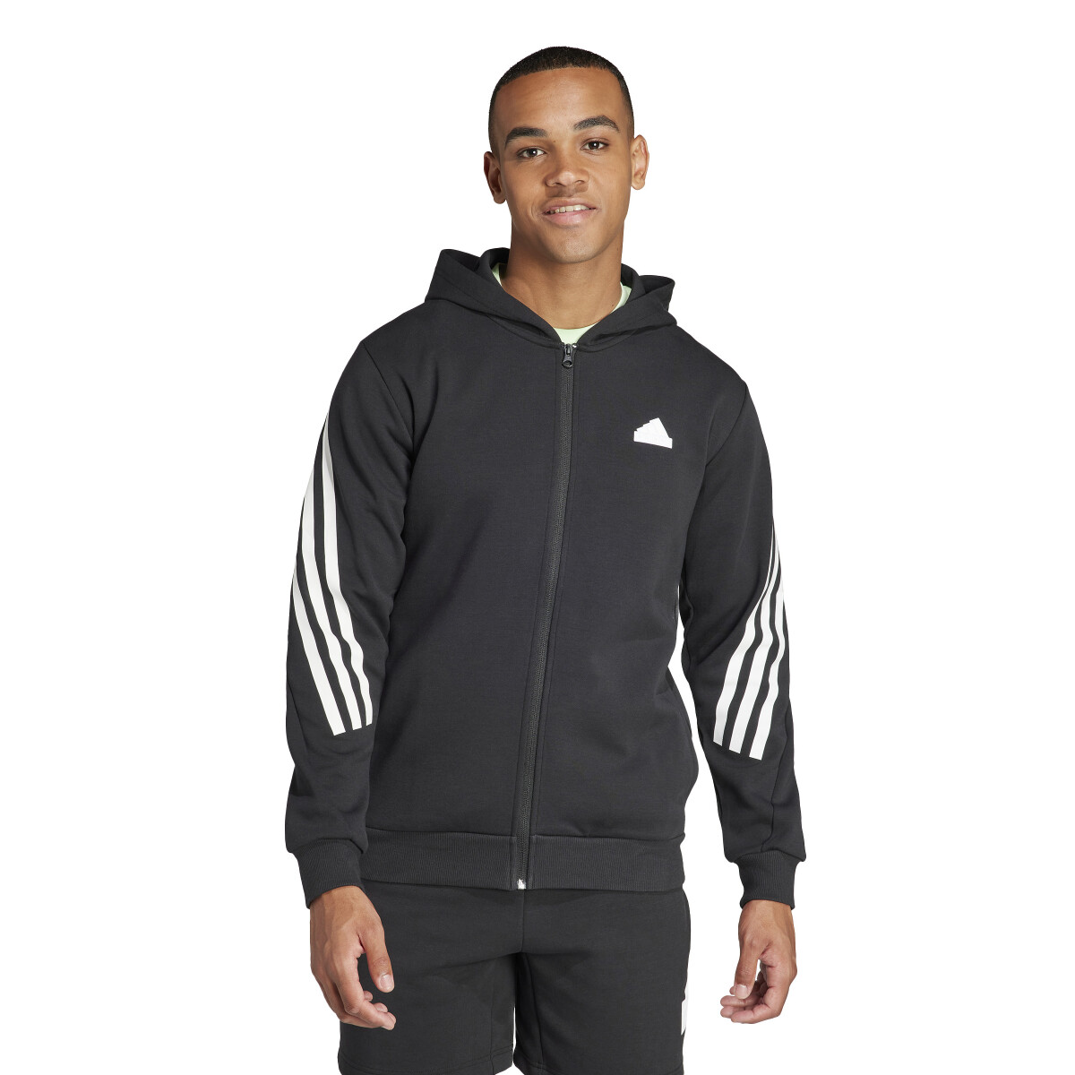 Campera de Hombre Adidas Future Icons Adidas - Negro - Blanco 