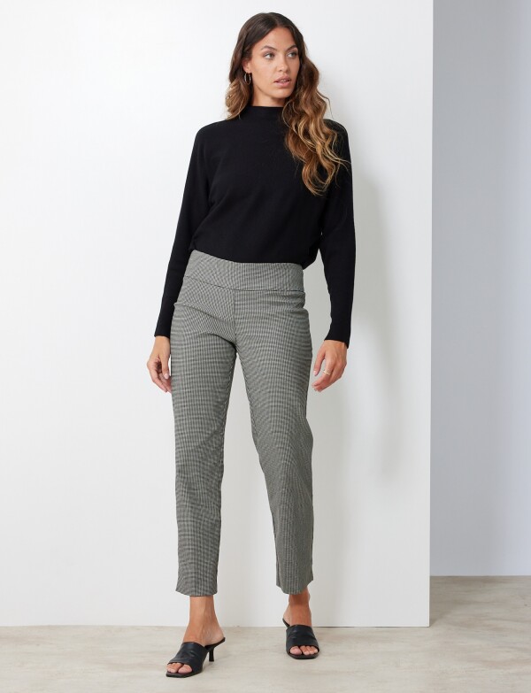 Pantalon Tejido NEGRO/GRIS