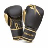 Guantes De Boxeo Reebok Boxing Gloves Negro y Dorado