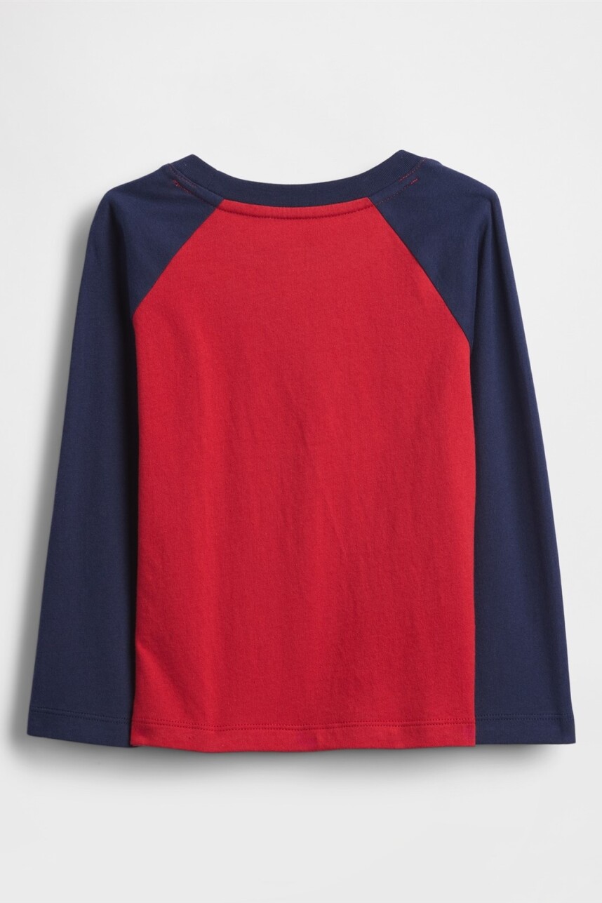 Remera Logo Gap Toddler Niño Modern Red