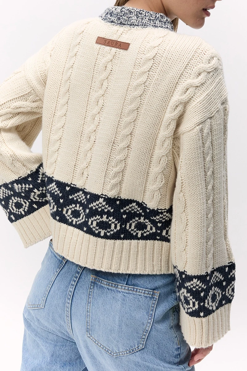 Sweater Trebol Crudo