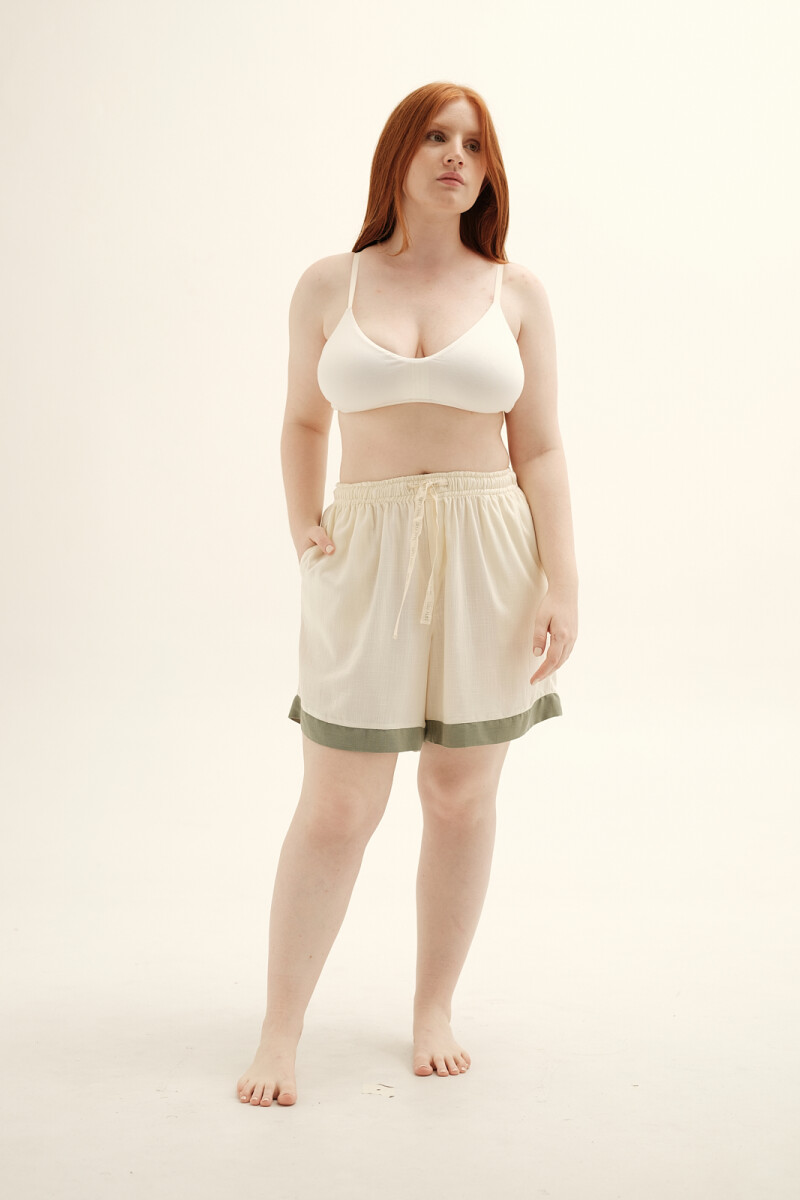 Beach cover up - Short Francis [SH10] Verde