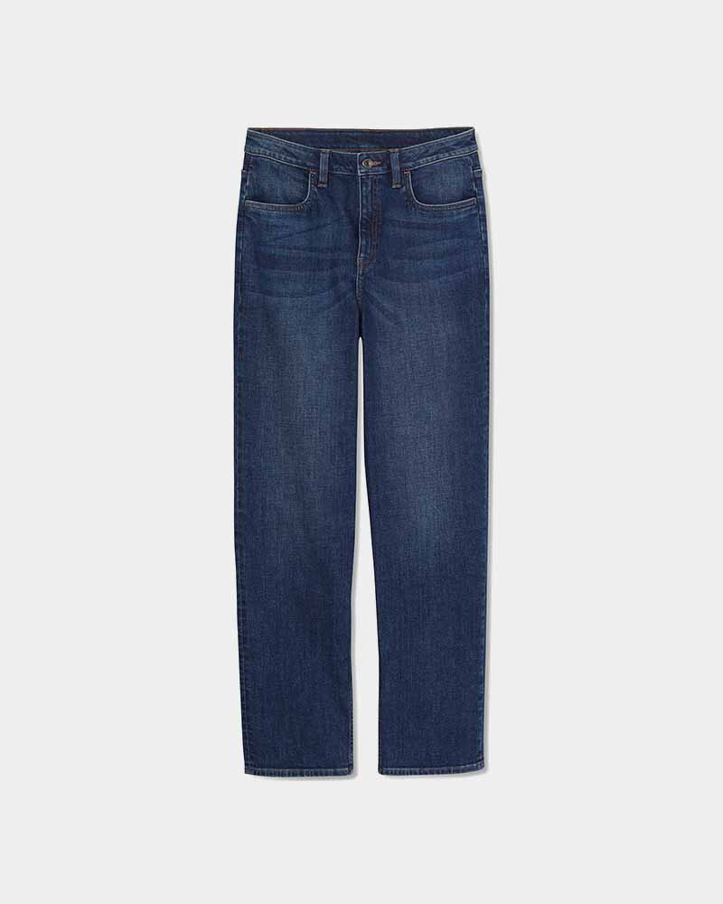 Jean Straight Mujer Slate Blue