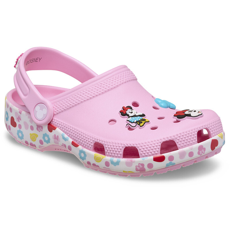 Classic Clog Minnie Mouse and Friends Rosado
