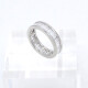 Anillo Sin Fin En Platino Con Brillantes Baguettes Anillo Sin Fin En Platino Con Brillantes Baguettes