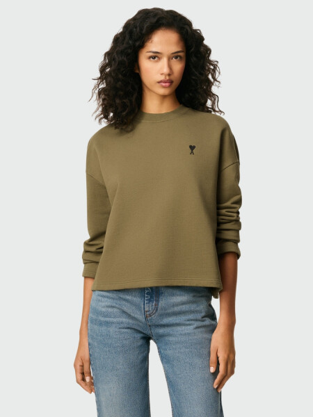 AMI PARIS - Buzo con Cierre de Algodón Alta Automática