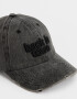 Caps Denim Gorra Denim Efecto Rotura - Negro