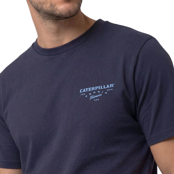 HERITAGE PEORIA GRAPHIC TEE - CAT AZUL
