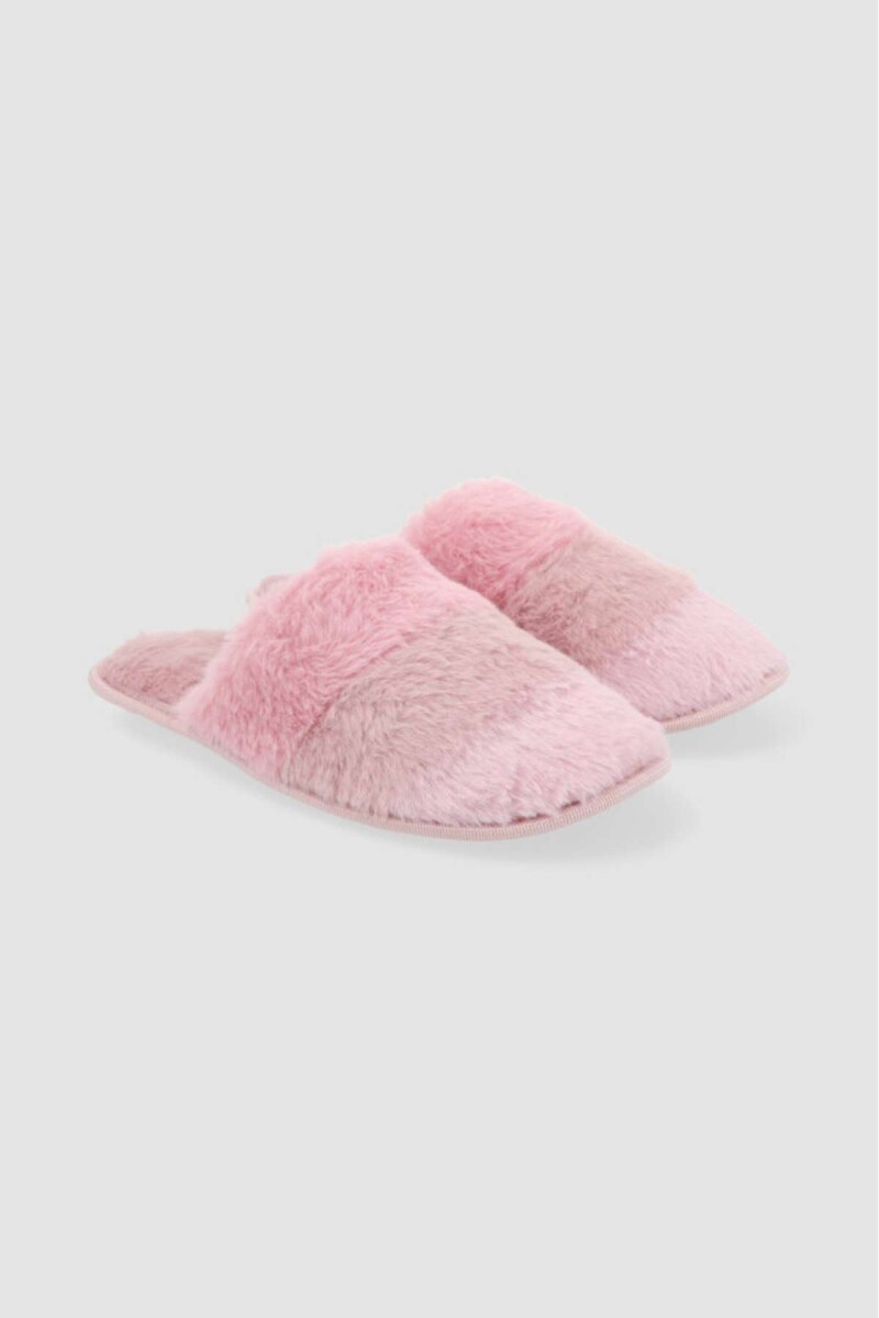 Pantufla stripes inv25 - Rosado 