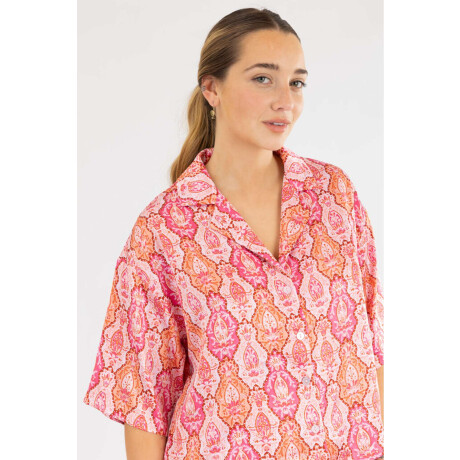 Pink Paisley Short Rosado