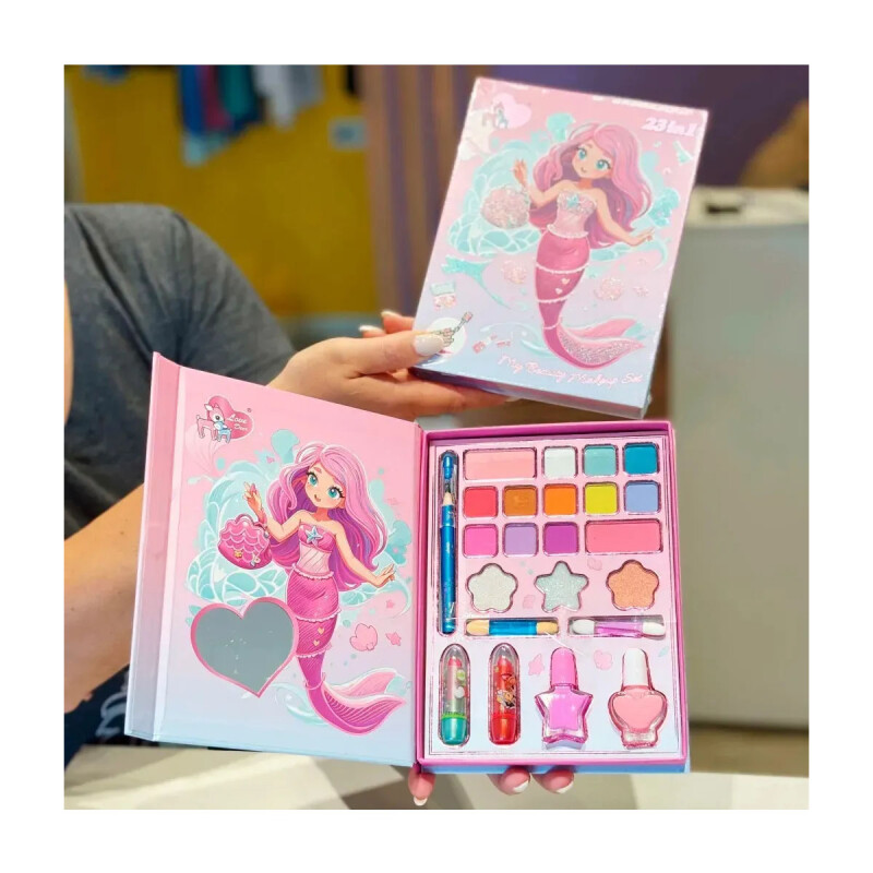 Set de maquillaje par aniñas Sirena Set de maquillaje par aniñas Sirena