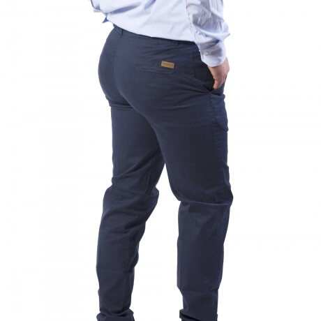 Pantalón de vestir caballero azul