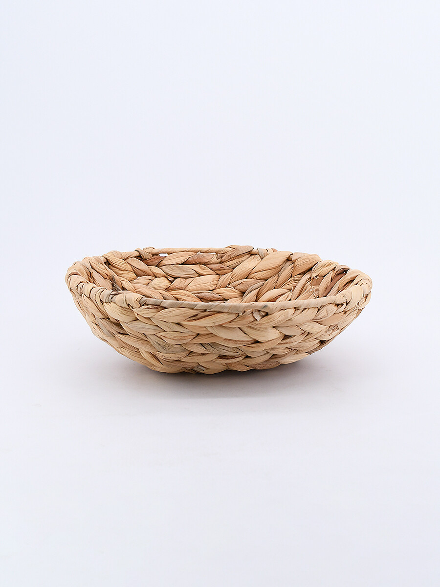 CESTO TEJIDO - BEIGE (V) 